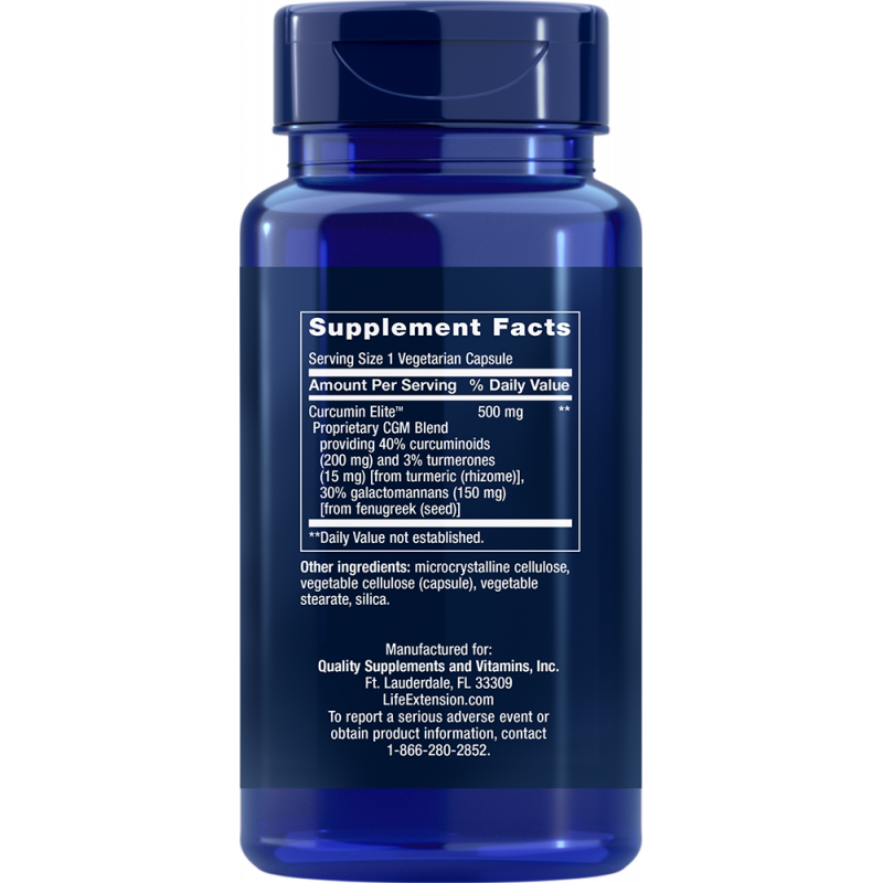 Life Extension Curcumin Elite Turmeric Extract 