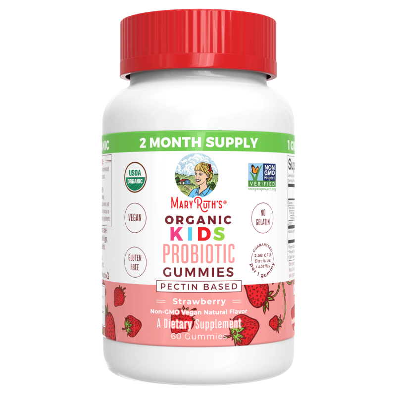 Mary Ruth's Probiotic Kids Organic Gummies 60 Count