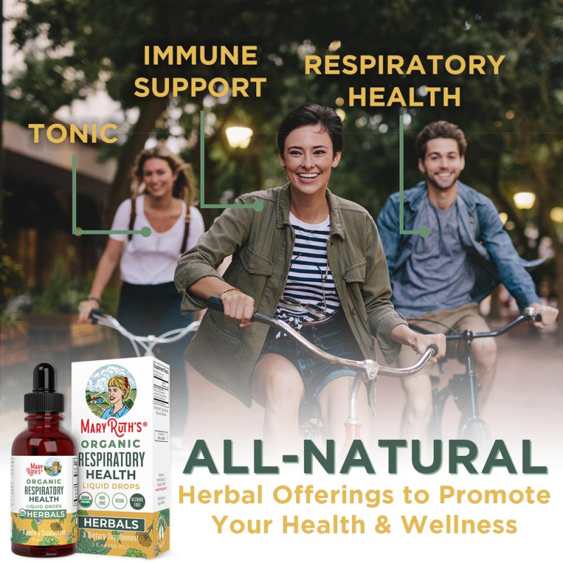Mary Ruth's Dýchacie cesty bio organic kvapky 30 ml
