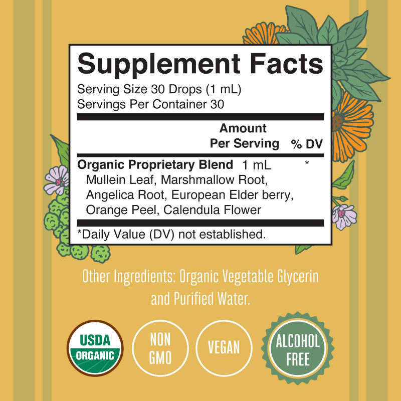 Mary Ruth's Dýchacie cesty bio organic kvapky 30 ml