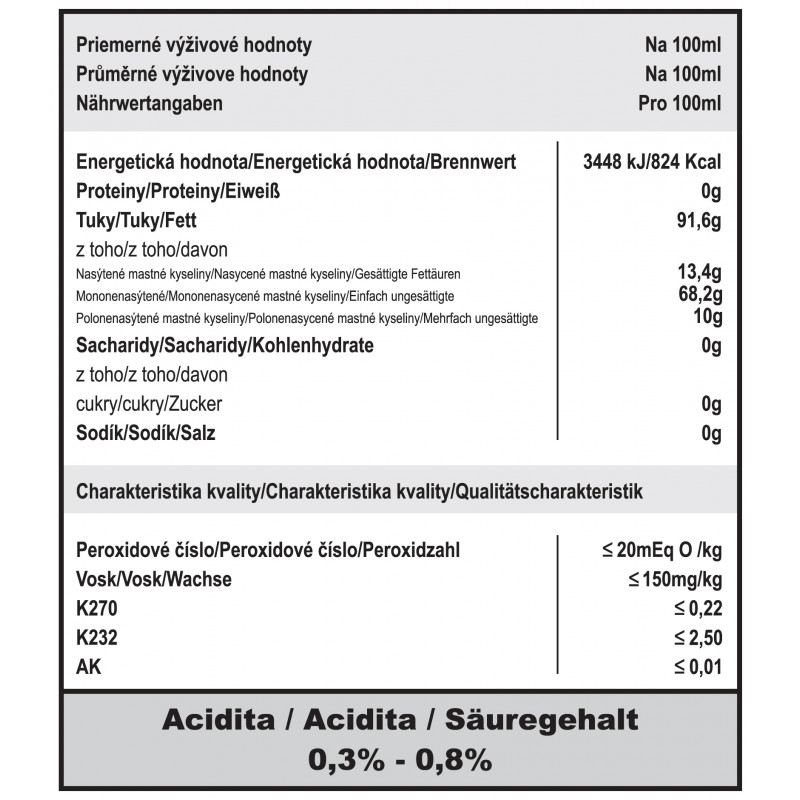 Eleonas Tsirka Olivový olej extra panenský 0,5 l