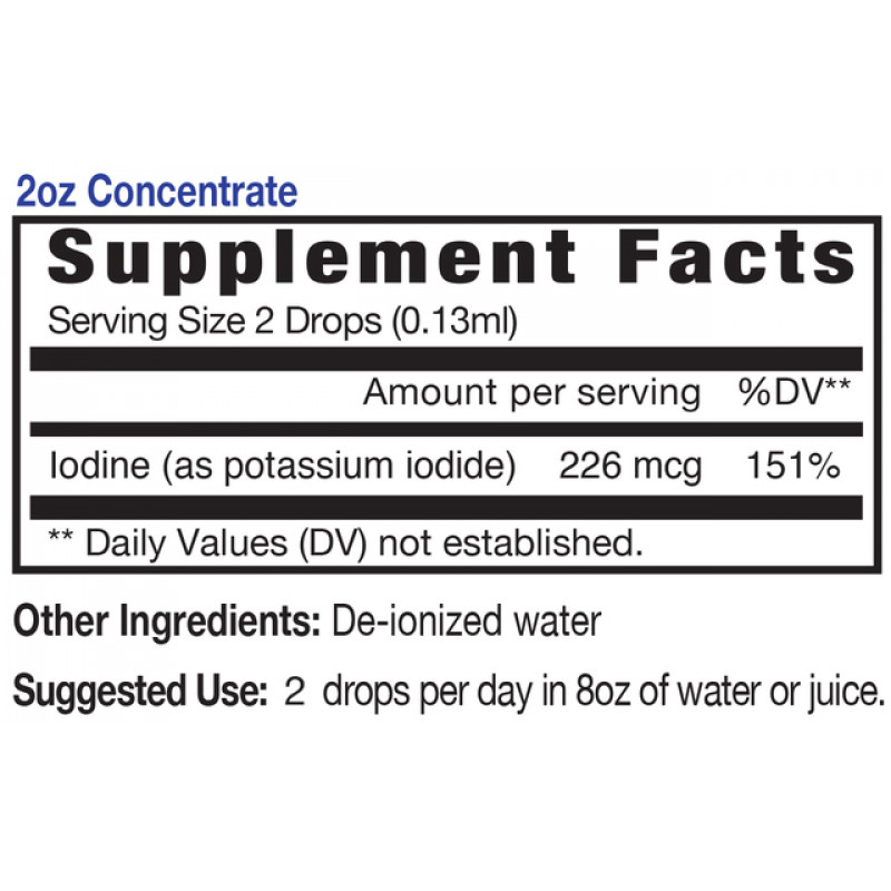 Eidon Iodine Liquid Ionic Concentrate 60 ml 