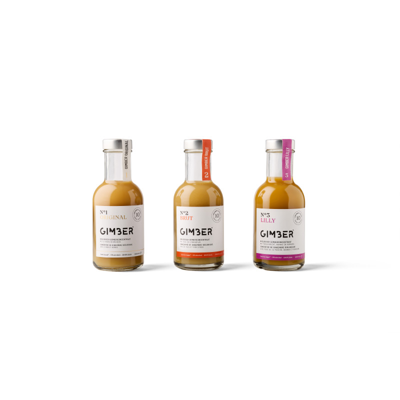 Gimber Discovery Pack 3 x 200 ml