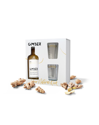 Gimber Darčekový box N°1 500 ml + 2 poháre