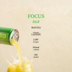 Gimber Zázvor, mango & matcha, bio perlivý nápoj, 250 ml