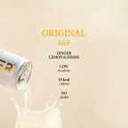 Gimber Zázvor, citrón & bylinky, bio perlivý nápoj, 250 ml