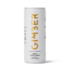 Gimber Zázvor, citrón a bylinky, bio perlivý nápoj, 250 ml