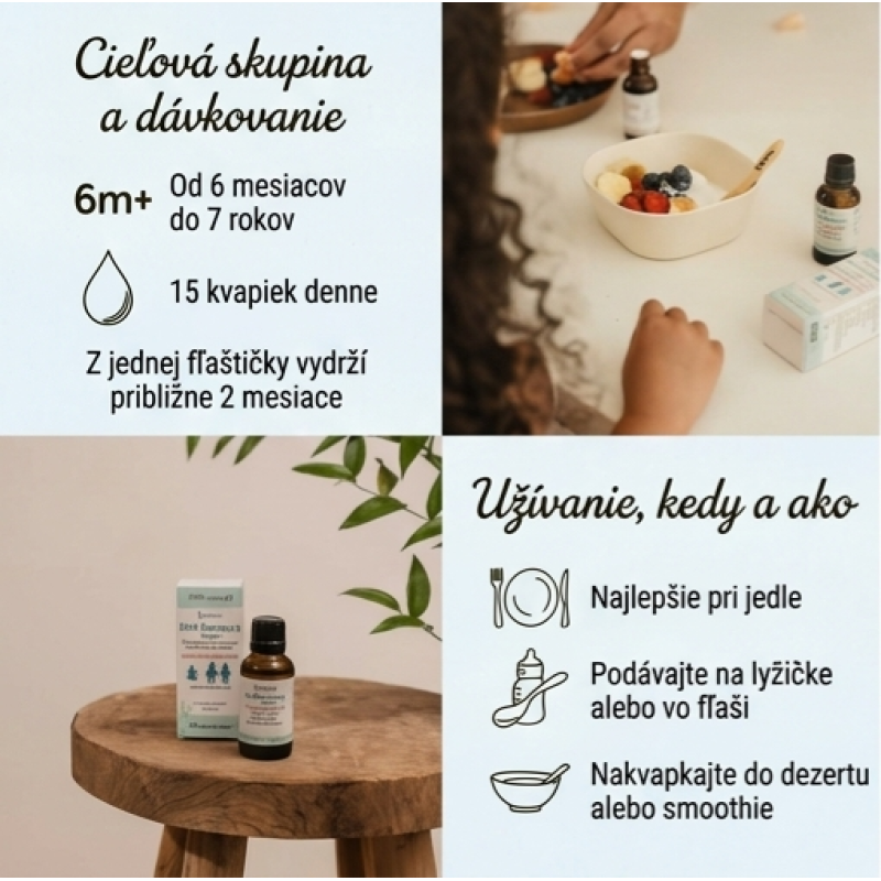 Laveen Omega-3 pre bábätká a deti kvapky s vitamínom D3 30 ml