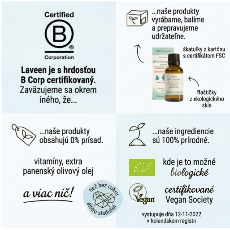 Laveen Omega-3 pre bábätká a deti kvapky s vitamínom D3 30 ml