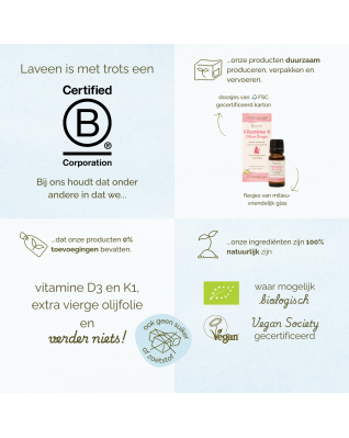 Laveen Vitamín K pre dojčatá olivové kvapky 10 ml