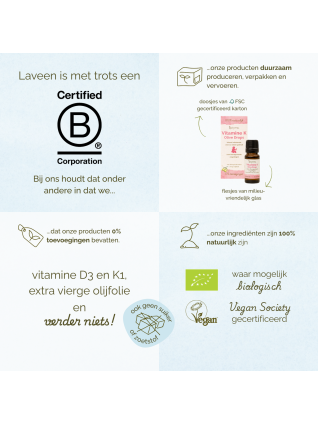 Laveen Vitamín K pre dojčatá olivové kvapky 10 ml