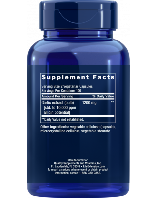 Life Extension Optimized Garlic Cesnak 200 kapsúl