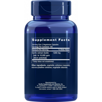 Life Extension Optimized Garlic Cesnak 200 kapsúl