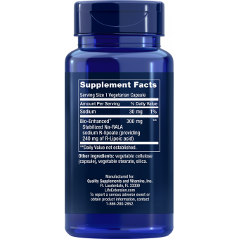Life Extension Super R-Lipoic Acid kyselina lipoová 60 kapsúl Life Extension Super R-Lipoic Acid kyselina lipoová 60 kapsúl