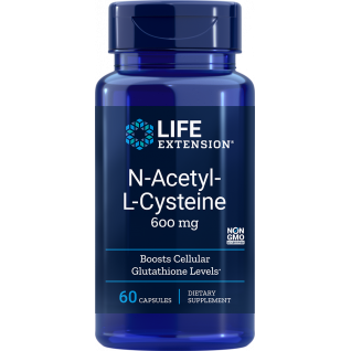 Life Extension N-acetyl-L-cysteín NAC 600 mg 60 kapsúl Life Extension N-acetyl-L-cysteín NAC 600 mg 60 kapsúl