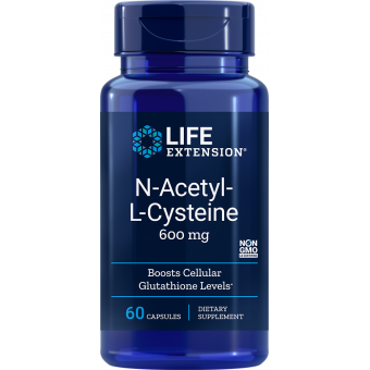 Life Extension N-acetyl-L-cysteín NAC 600 mg 60 kapsúl Life Extension N-acetyl-L-cysteín NAC 600 mg 60 kapsúl