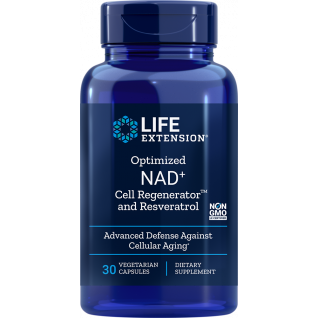 Life Extension NAD+ Cell Regenerator a Resveratrol 30 rastlinných kapsúl Life Extension NAD+ Cell Regenerator a Resveratrol 30 rastlinných kapsúl