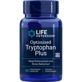Life Extension Optimalizovaný tryptofán Plus 90 vegetariánskych kapsúl Life Extension Optimalizovaný tryptofán Plus 90 vegetariánskych kapsúl