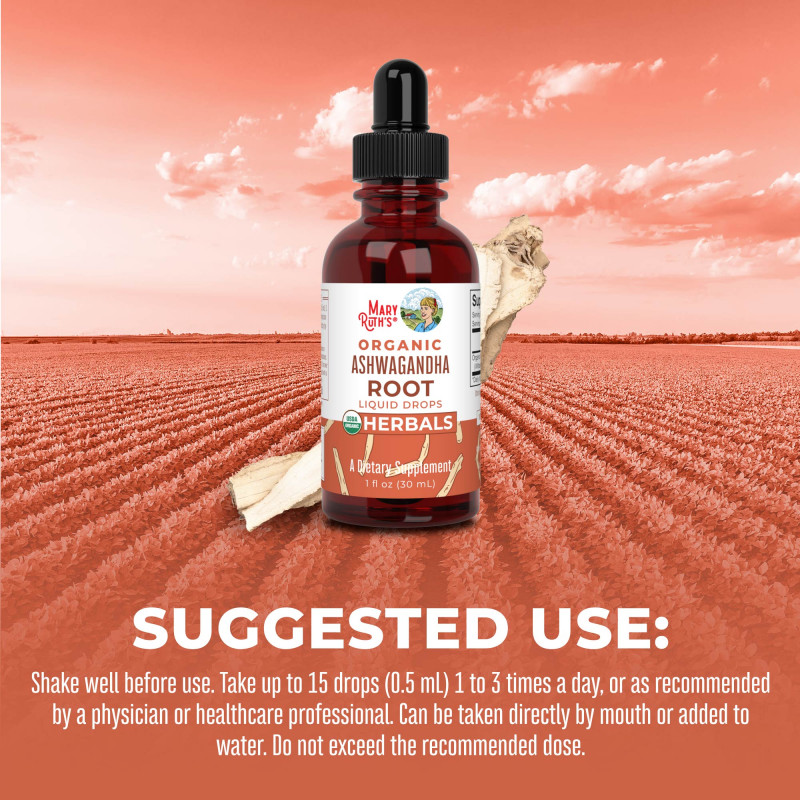 Mary Ruth's Bio Organic Ashwagandha Root Drops 30 ml