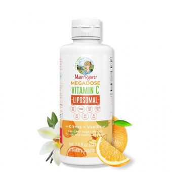 Mary Ruth's Lipozomálny vitamín C 500 mg bez GMO 225 ml