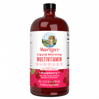 Mary Ruth's Ranný multivitamín tekutý malinový vegan Mary Ruth's Ranný multivitamín tekutý malinový vegan