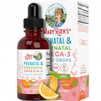 Mary Ruth's Prenatálne a postnatálne Omega-3 kvapky 60 ml