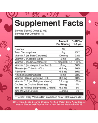 Mary Ruth's Bio multivitamín so železom pre deti od 1 do 3 rokov tekutý 30 ml