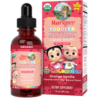 Mary Ruth's Bio multivitamín so železom pre deti od 1 do 3 rokov tekutý 30 ml Mary Ruth's Bio multivitamín so železom pre deti od 1 do 3 rokov tekutý 30 ml