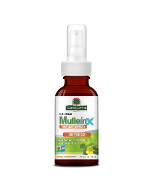 Nature's Answer Mullein Throat Spray Alcohol-Free 60 ml
