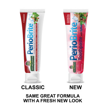 Nature's Answer Rozjasňujúca prírodná zubná pasta Periobrite so xylitolom bez fluoridu 113,4 g