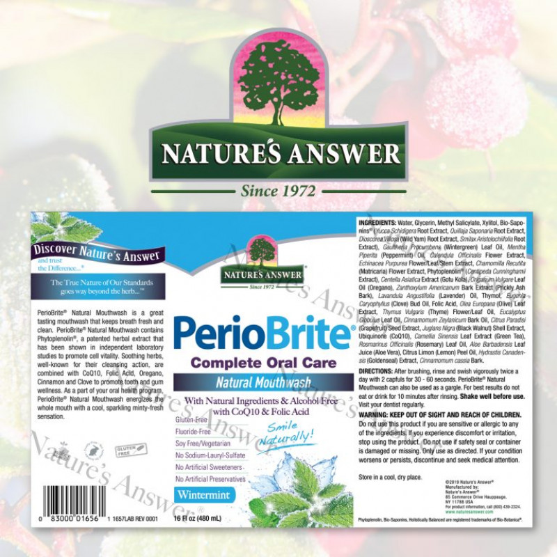 Nature´s Answer Natural Mouthwash Periobrite 480 ml