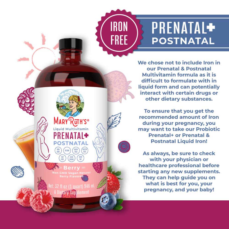 Mary Ruth's Prenatal & Postnatal Multivitamin Liquid 946 ml