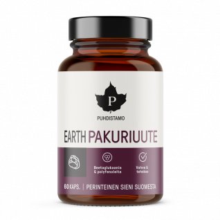 Puhdistamo Earth Chaga BIO 60 kapsúl Puhdistamo Earth Chaga BIO 60 kapsúl