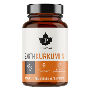 Puhdistamo Earth Kurkumiini 60 kapsúl Puhdistamo Earth Kurkumiini 60 kapsúl
