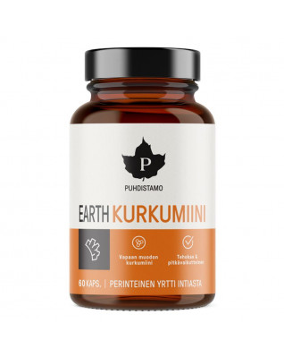 Puhdistamo Earth Kurkumiini 60 kapsúl