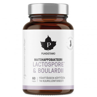 Puhdistamo Probiotiká Lactic Acid Bacteria Boulardii, LactoSpore a Lynside Puhdistamo Probiotiká Lactic Acid Bacteria Boulardii, LactoSpore a Lynside