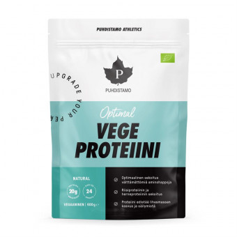 Puhdistamo Rastlinný vegan proteín BIO 600g natural Puhdistamo Rastlinný vegan proteín BIO 600g natural