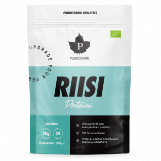 Puhdistamo Bio ryžový proteín 600 g natural Puhdistamo Bio ryžový proteín 600 g natural