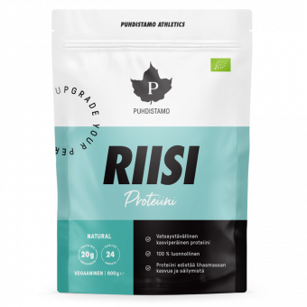 Puhdistamo Bio ryžový proteín 600 g natural Puhdistamo Bio ryžový proteín 600 g natural