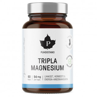 Puhdistamo Triple Magnesium (horčík) kapsule Puhdistamo Triple Magnesium (horčík) kapsule