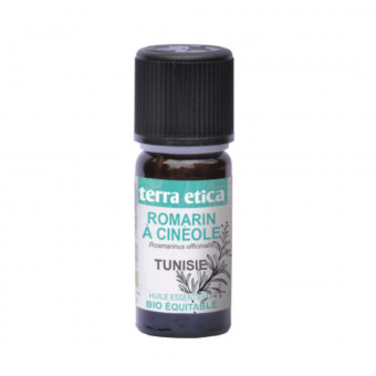 Terra etica Bio esenciálny olej rozmarín cineol z Tuniska, 10 ml Terra etica Bio esenciálny olej rozmarín cineol z Tuniska, 10 ml